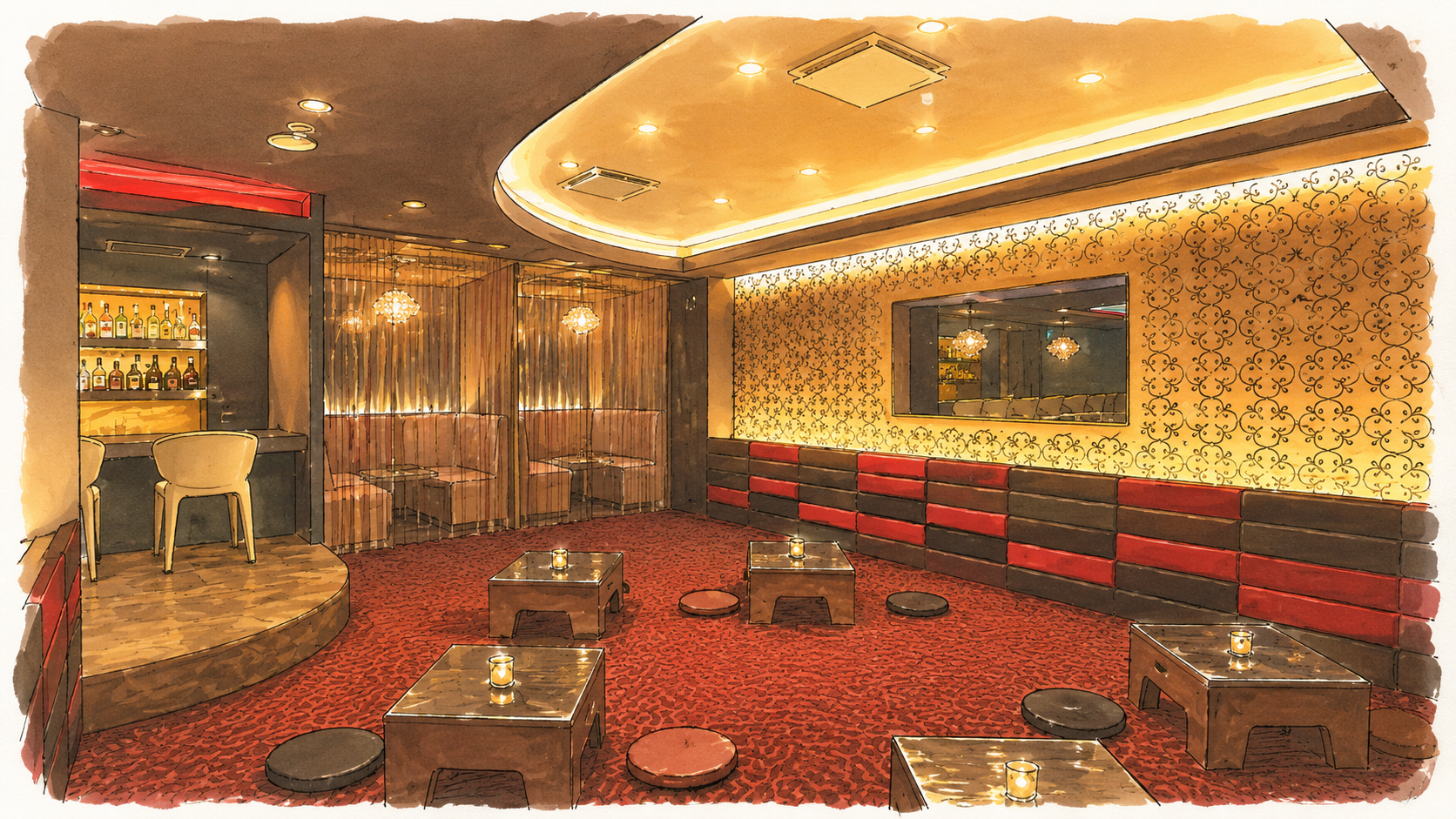 BAR CANELO フロア